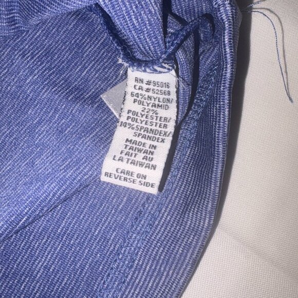 Men's Straight Down Performance Golf Quarter-Zip Pullover Blue Size M - Picture 6 of 9